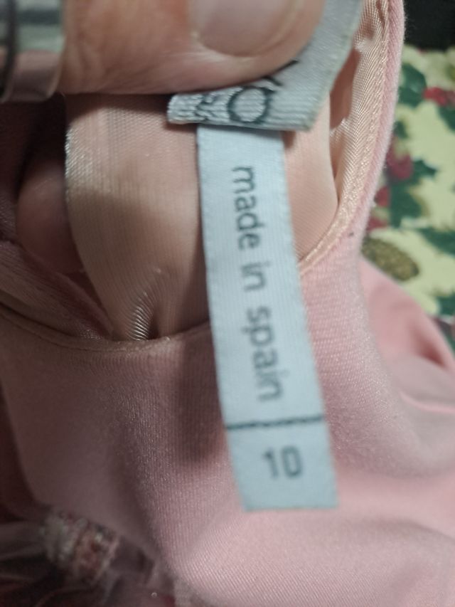 Vestido niña 10 años rosa