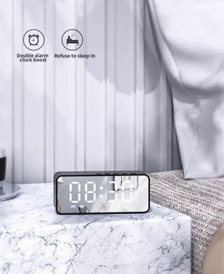 RELOJ DESPERTADOR ALTAVOZ PORTÁTIL Digital