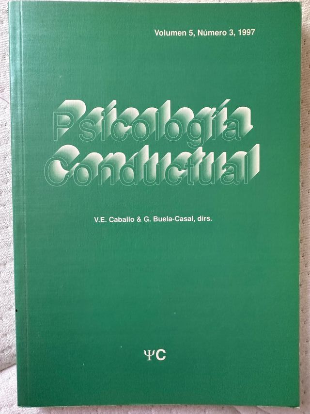 Psicología conductual volumen 5 3