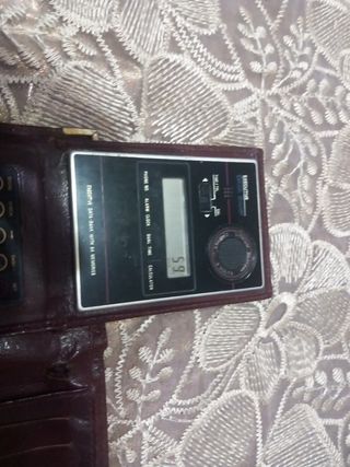 Agenda vintage anni '70 con calcolatrice