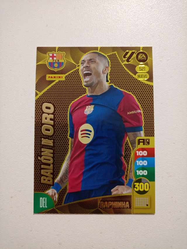 Cromo Raphinha balón de oro