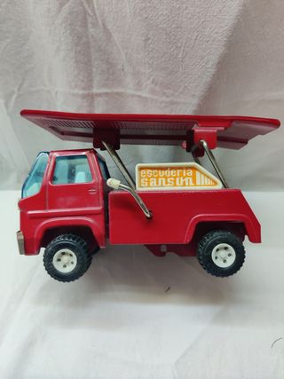 Juguete antiguo de metal camión Sansón Bravo Rico