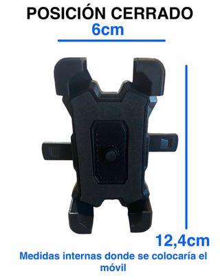 Soporte de teléfono para bicicleta moto patinete