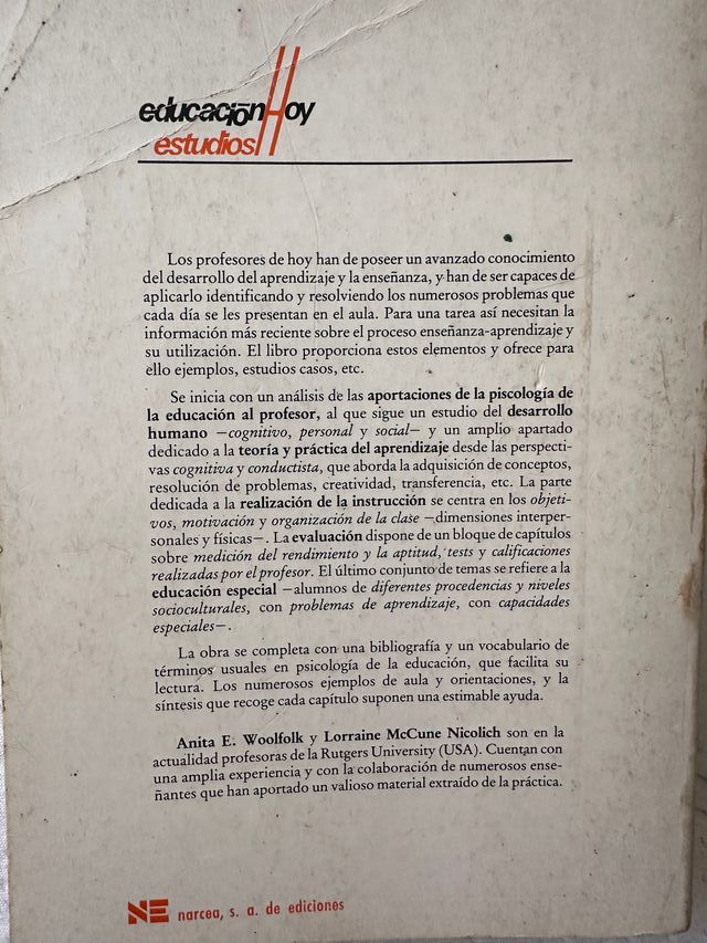 Psicología educativa para profesores