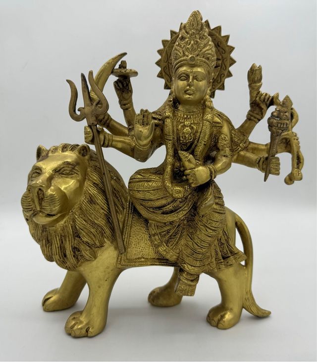 Figura Durga bronce - Diosa hindú