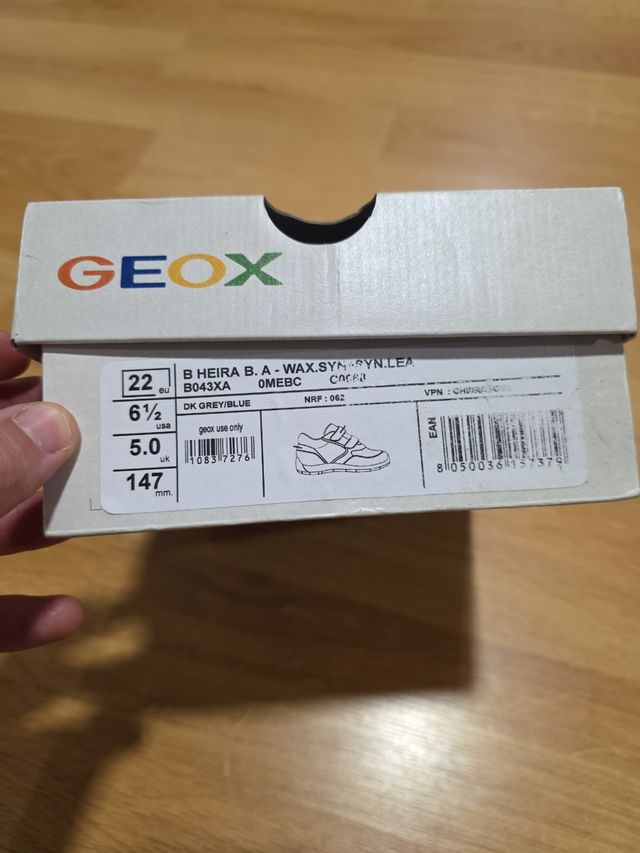 Zapatillas Geox niño talla 22