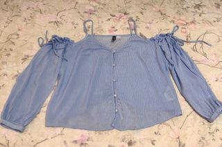 HM Blusa de tirantes con hombros descubiertos