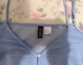 HM Blusa de tirantes con hombros descubiertos