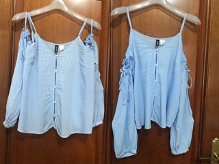 HM Blusa de tirantes con hombros descubiertos