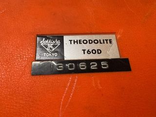 tokyo theodolite t60D