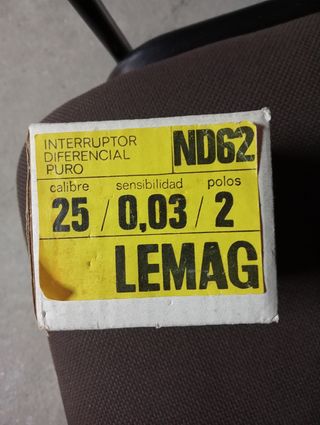 Interruptor Diferencial ND62 25A