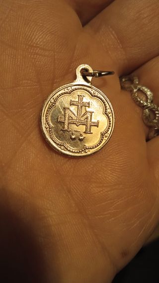 medaglietta votiva Vergine