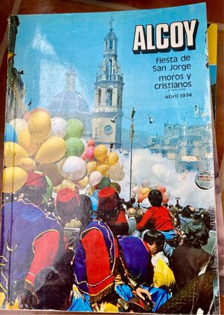 Libros fiestas Alcoi antiguos