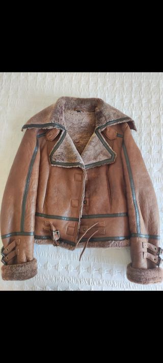 Cazadora de piel, Talla 40