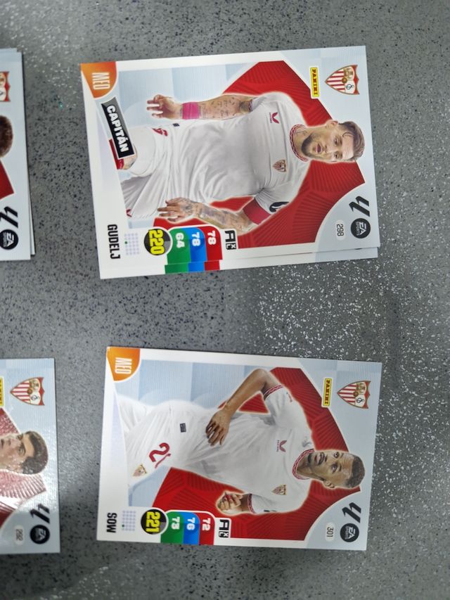 Cartas Panini Sevilla FC 2024-2025