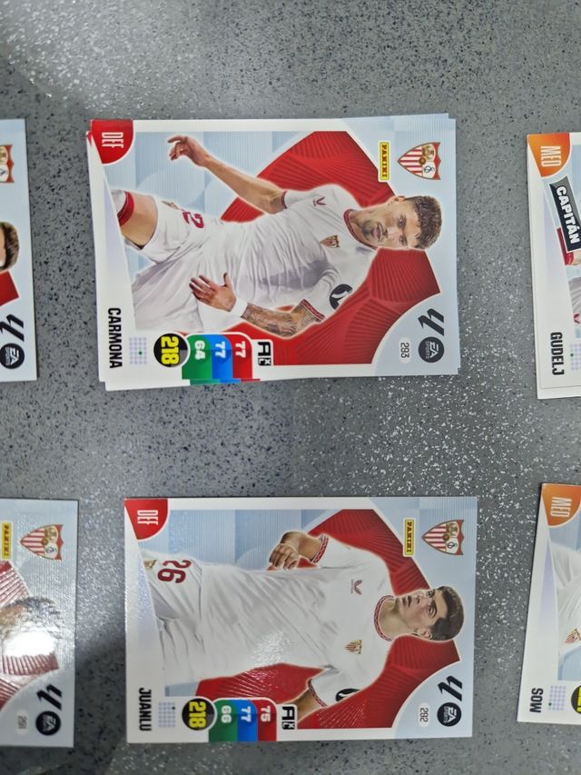 Cartas Panini Sevilla FC 2024-2025