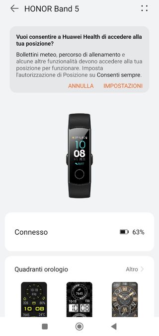 Honor Band 5 - Fitness Tracker Nero