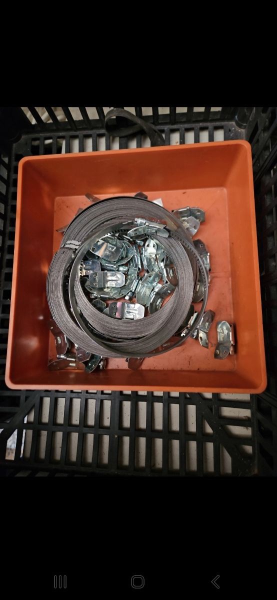 Set Fascette acciaio per tubi