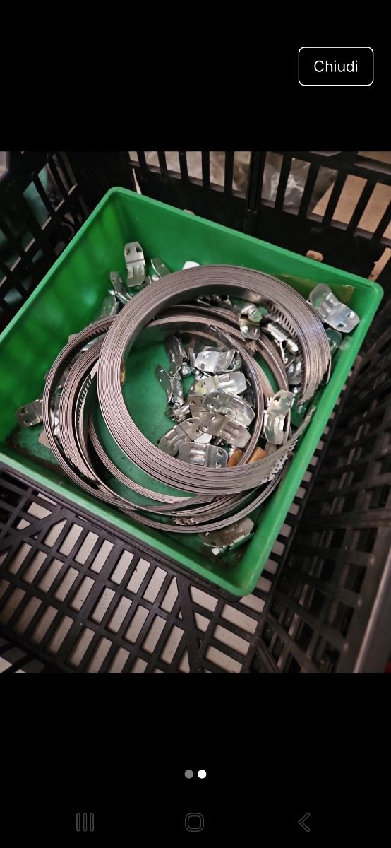 Set Fascette acciaio per tubi