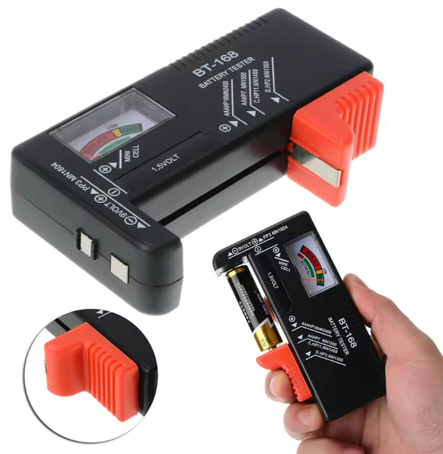 Comprobador pilas AA AAA