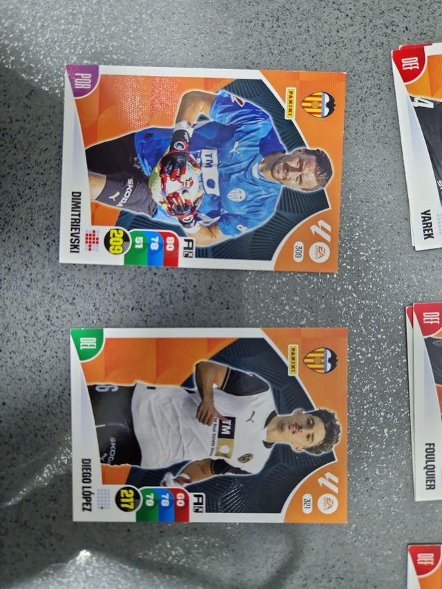 Cartas Panini Liga 2024-25 Valencia CF