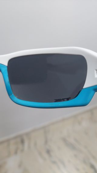 Gafas sol ciclismo TKX - blancas y azules