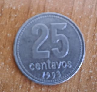 moneda 25 centavos argentina