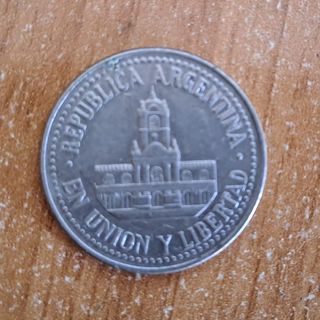 moneda 25 centavos argentina