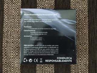 Alcoholímetro digital