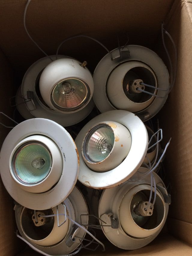 focos lamparas para empotrar lote