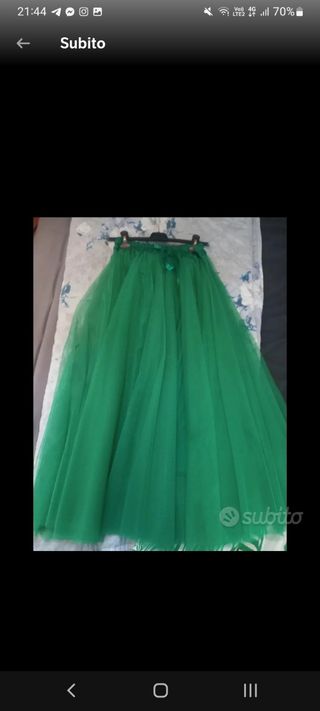 Gonna tulle verde