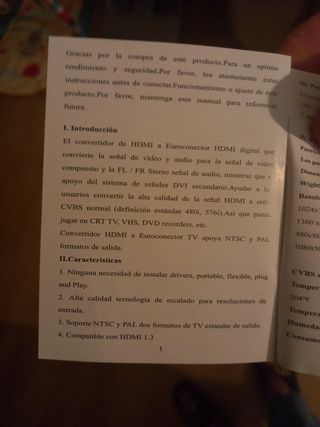 Convertidor HDMI a euroconector
