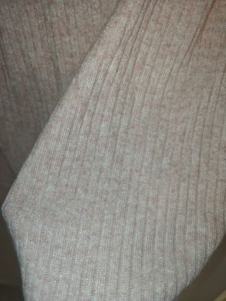 Falda punto fino rosa bebé 