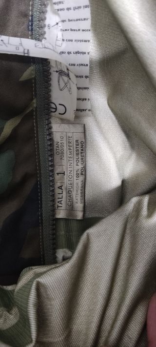 Chaquetón Intemperie OTAN talla 1