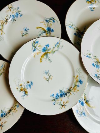 Platos de postre porcelana Vierzon