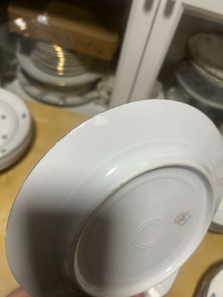 Platos de postre porcelana Vierzon