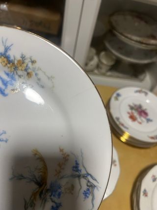 Platos de postre porcelana Vierzon