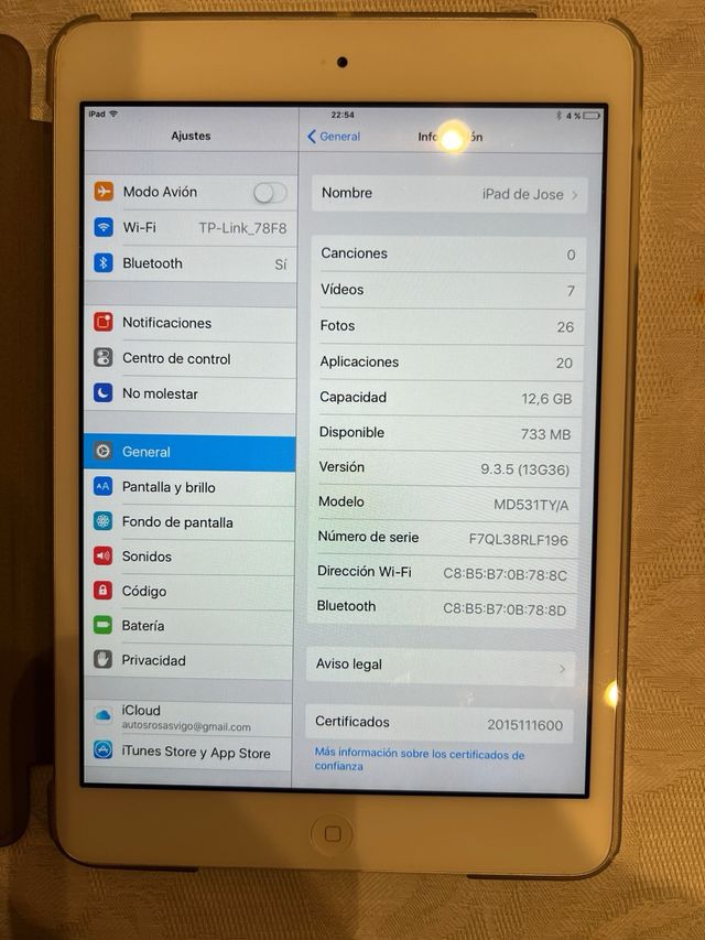 Ipad mini 16 GB