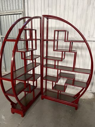✅estanteria oriental madera maciza NUEVA