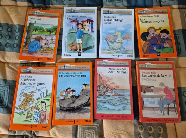 34 libros Barco de Vapor