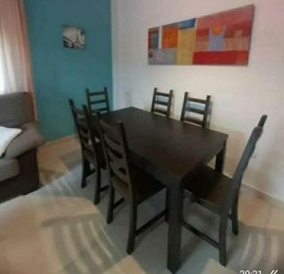 Conjunto mesa y sillas salón