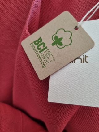 Jersey coral nuevo c/etiqueta oversize