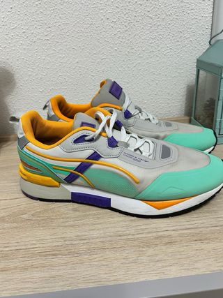 Zapatillas Puma - Gris & Turquesa