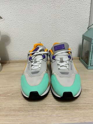 Zapatillas Puma - Gris & Turquesa