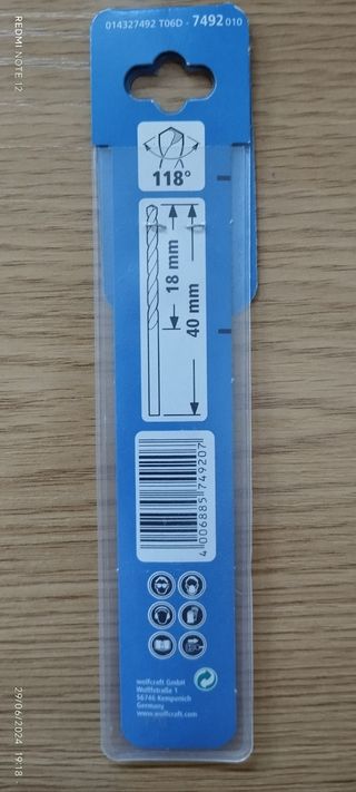 Brocas HSS Wolfcraft 1.5mm (3 uds)