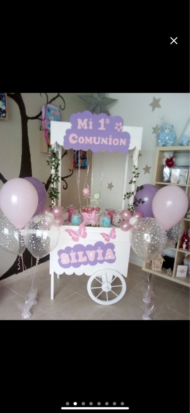 Carrito de celebraciones. Carrito para chucherías.