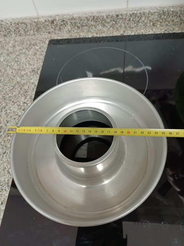 Molde bizcocho metalizado