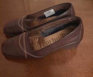 Zapatos 24 HRS marrones- cómodos