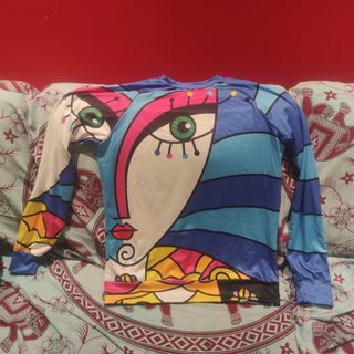 Maglia stile "arte", taglia M. Nuova