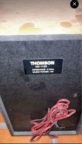 Altavoces Thomson - sonido nítido